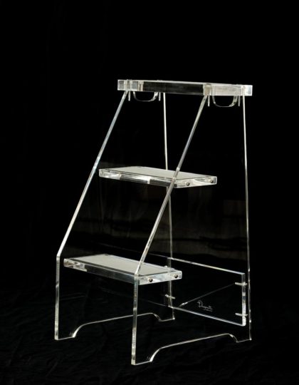 The "Social Climber" Lucite Step Stool