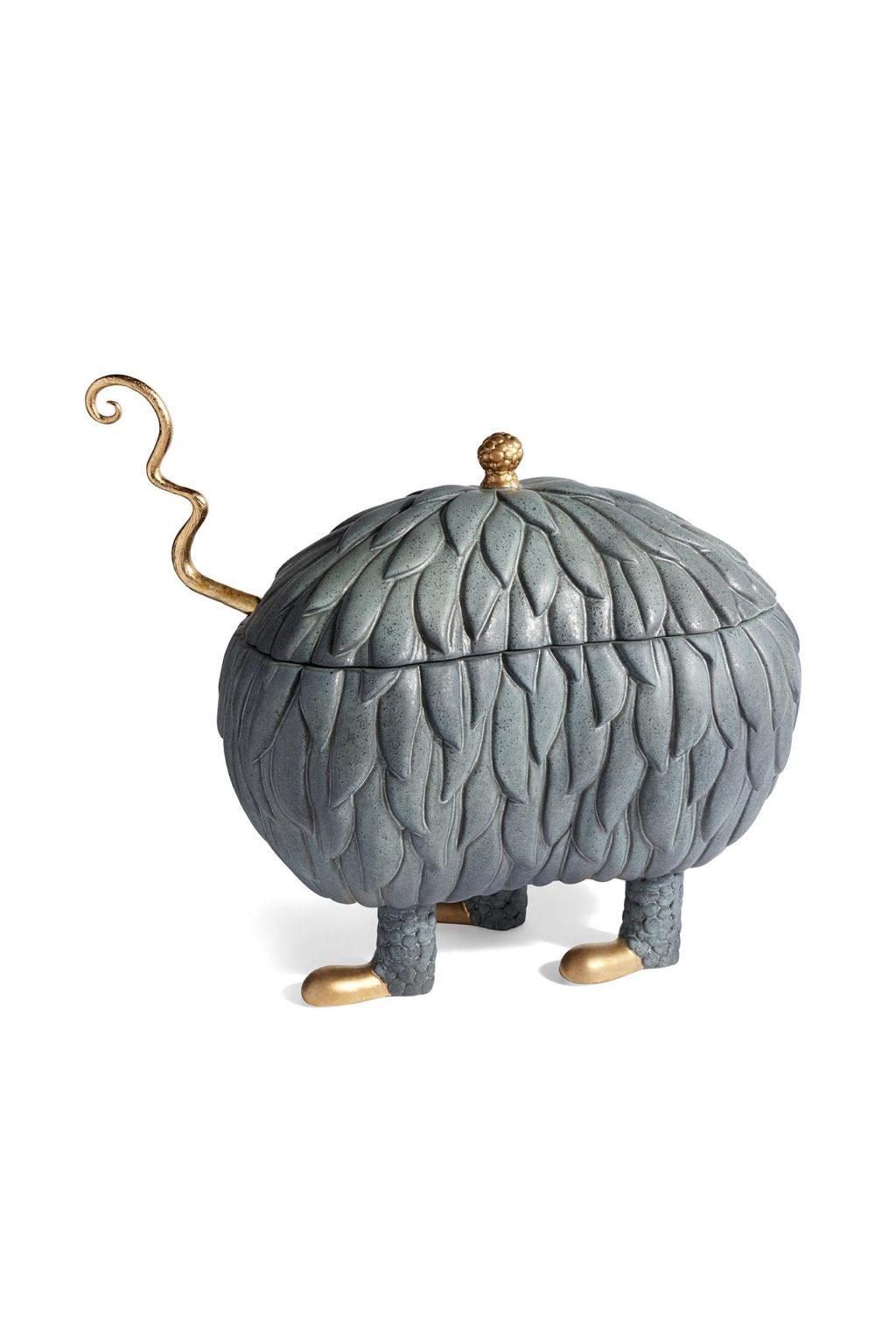 Haas Lukas Soup Monster Tureen (Dark Grey)