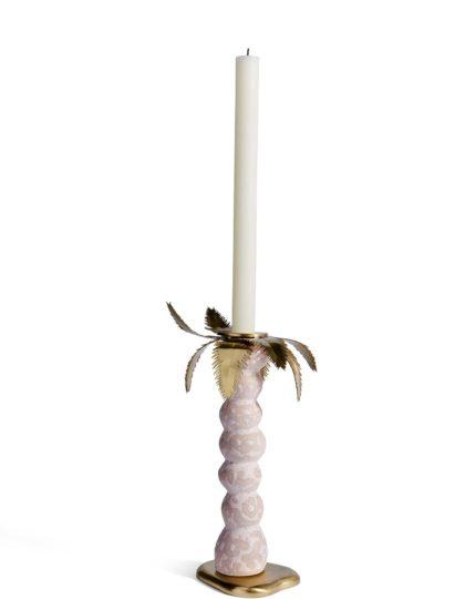 Haas Mojave Palm Candlestick (Pink)